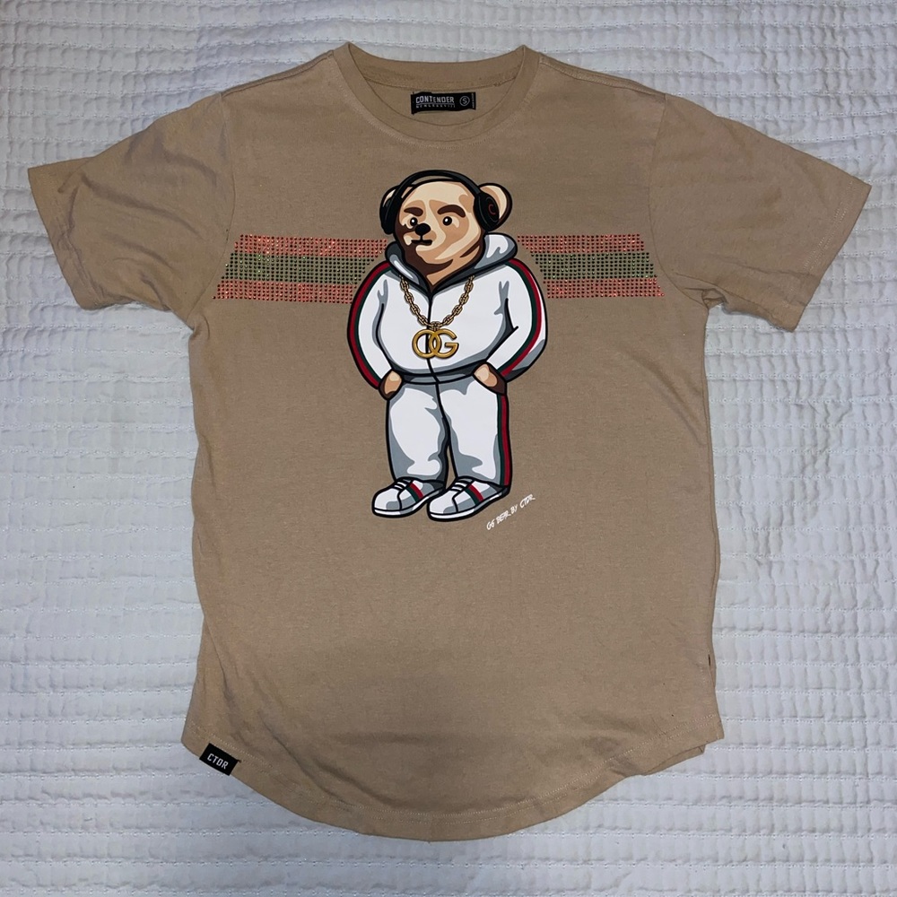 “OG Bear” by CTDR rhinestone tee shirt